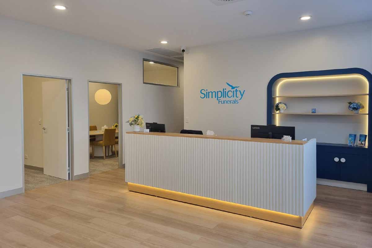 Simplicity Funerals Valley View reception